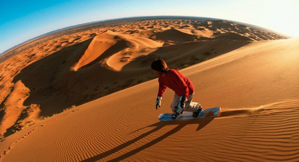 Sandboard en las dunas de San Pedro de Atacama