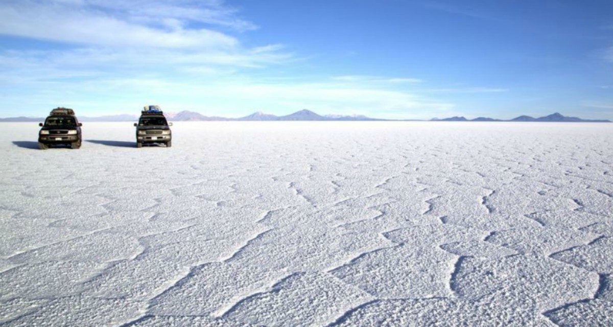 El Salar de Uyuni, altiplano de Bolivia